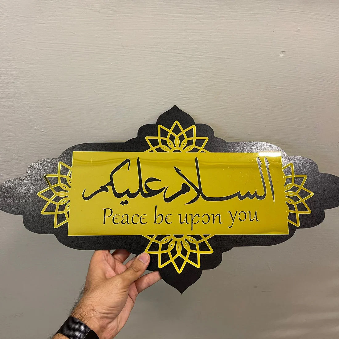 Islamic Greeting Sign board Asalam u Alaikum