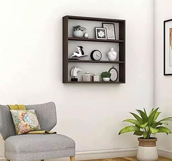 Wall Mounted 3 Layer Wooden Kitchen Rack, kitchen cabinet