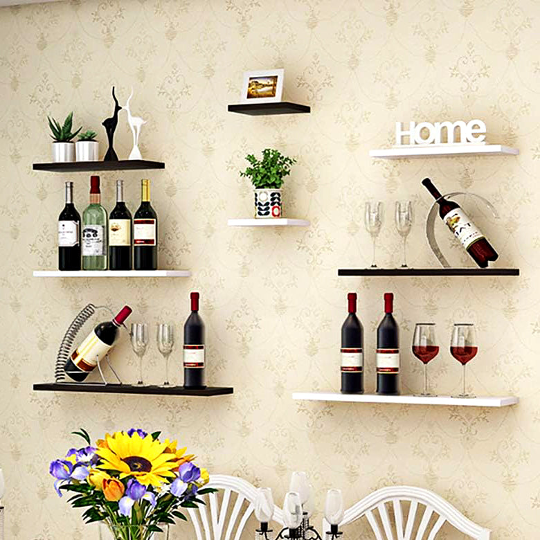 8 Pieces Floating wall hanging shelves