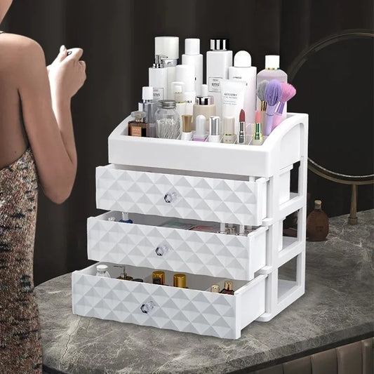 New Diamond Cosmetic & Jewelry Organizer