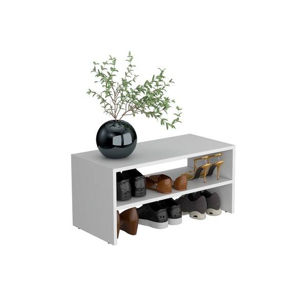New Premium Quality Wooden Shoe Rack, Stack-able Chappal rack, Entrance Shoes organizer, Multi-Functional Rack Versatile Stackable Organizer for Shoes, Chappal , Sandal , Wooden Storage & Closet Shoe Shelf, 9 Pair Enginered Wood Open Shoe Rack with Shelf