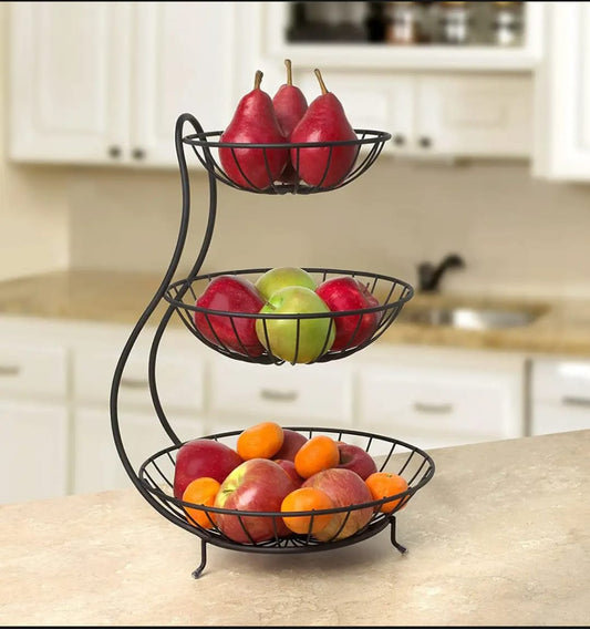 Kitchen Organizer/Fruit & vegetable basket 2 and 3 Tier Fruit Basket