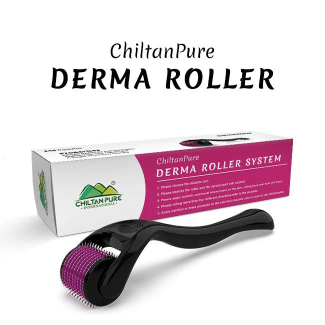 Derma Roller cosmetic microneedling kit for face