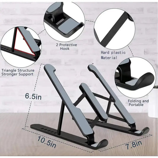 Multi-Position Foldable Notebook Bracket